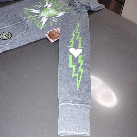 NWT Affliction High Voltage Zip Up Hoodie - Picture 5 of 9